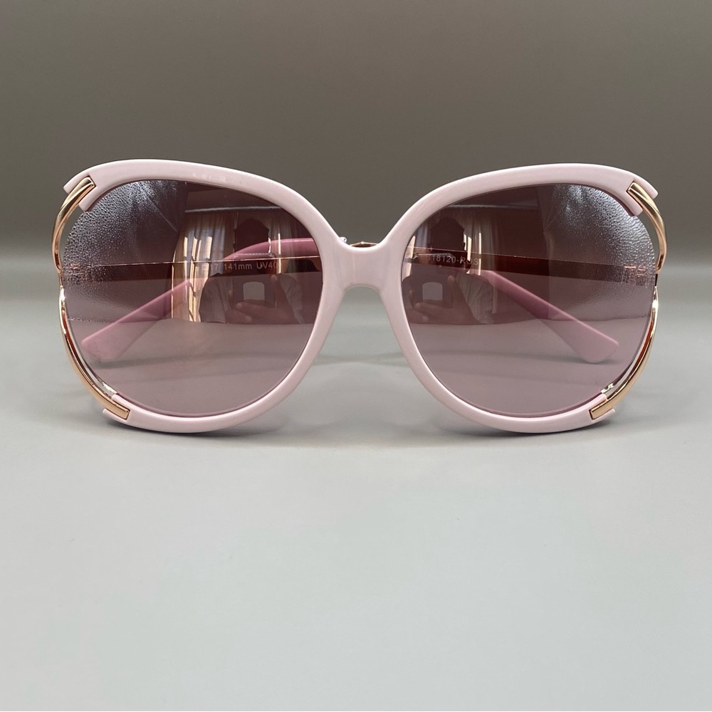 Chrome Pink and Gold Sunglasses